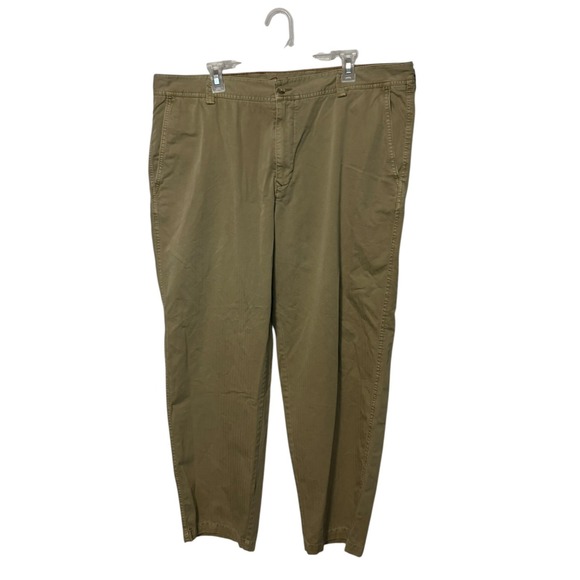 Reyn Spooner Pants Mens 42 Khaki Tan Chino Pigment Dyed Cotton Hawaiian 42x30 - Picture 1 of 11